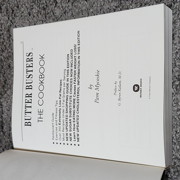 BUTTER BUSTERS MODIFIED TO LOW-FAT COOKBOOK BY PAM MYCOSKIE - Picture 3 of 16